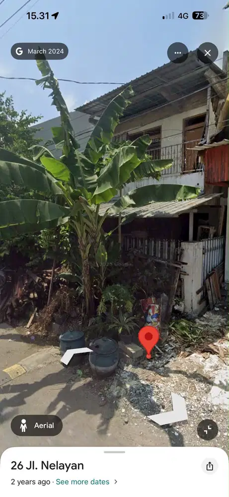 DIJUAL RUMAH LAMA JALAN NELAYAN PESAPEN SUPER STRATEGIS DAN MURAH!