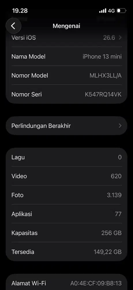 Jual iphone 13 mini 256 beacukai resmi