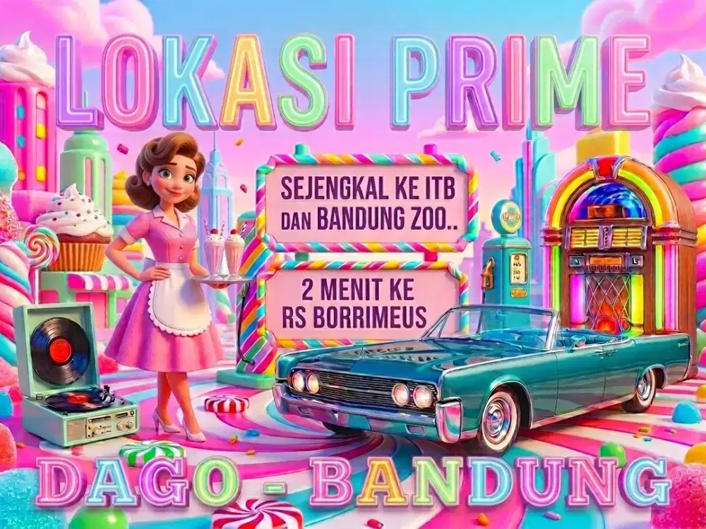JUAL TANAH DI DAGO, TAMANSARI, BANDUNG KOTA.