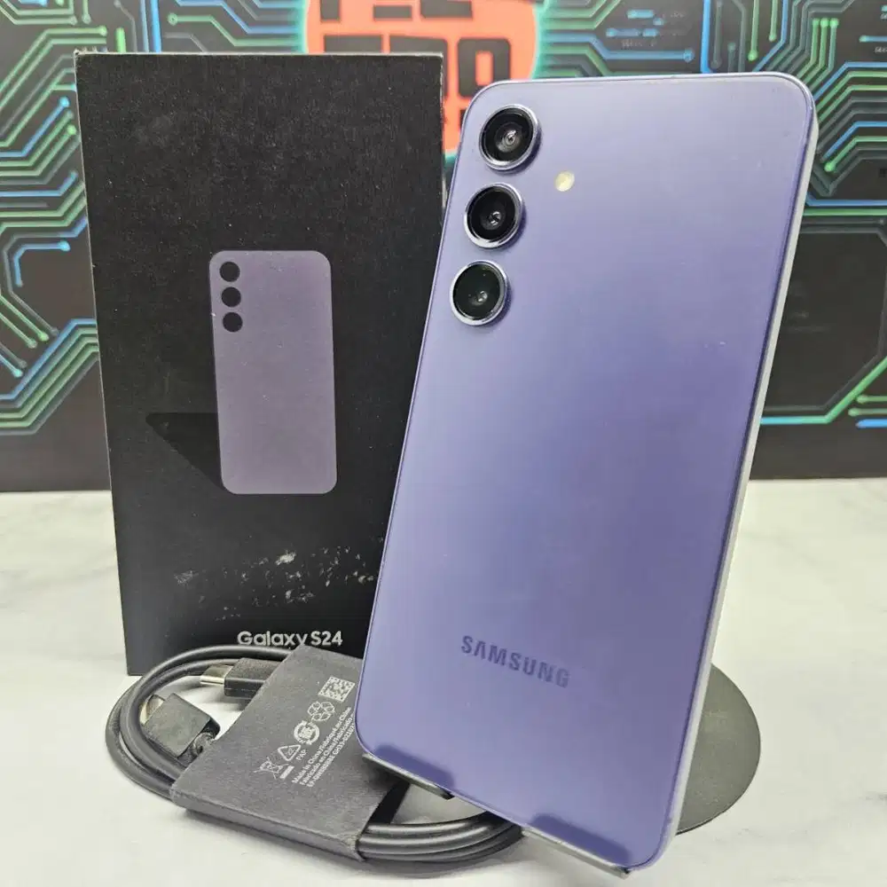 Samsung Galaxy S24 8/256GB Violet SEIN Resmi Fullset No Minus
