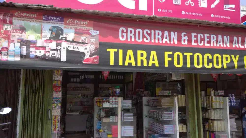 Jaga toko fotocopy dan atk