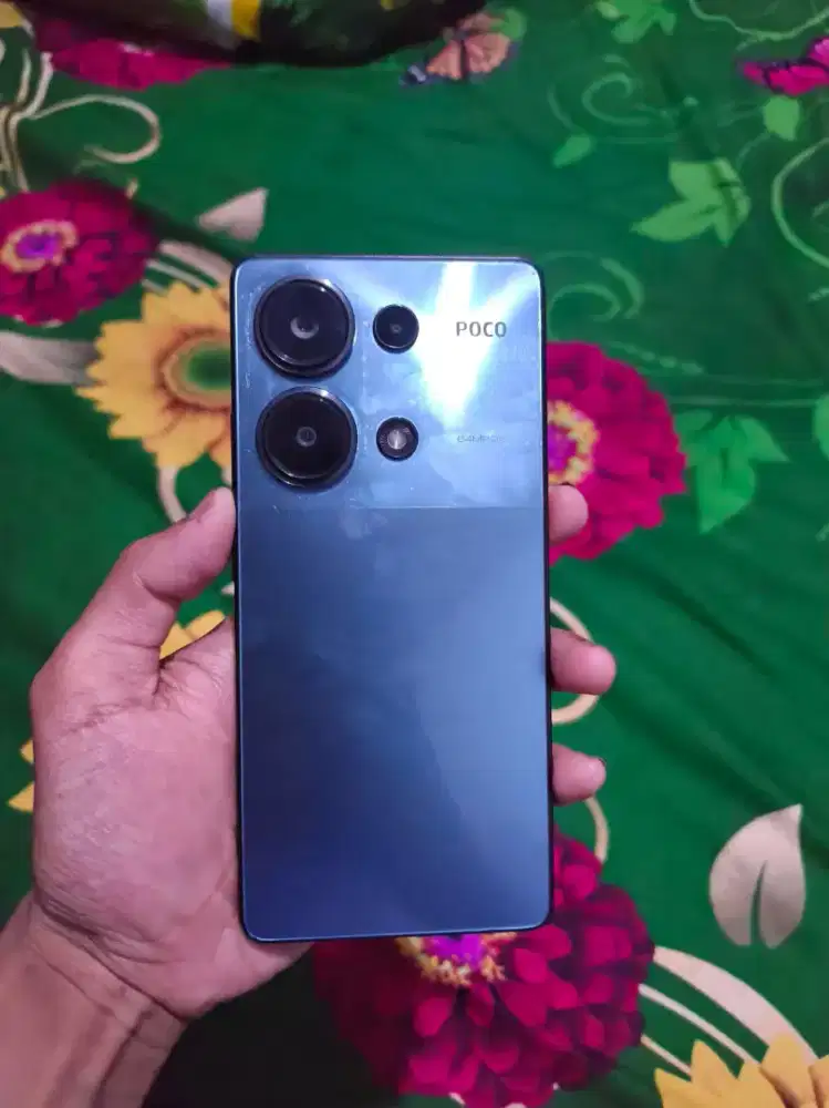 DIJUAL CEPAT POCO M6PRO FULLSET WARNA BIRU