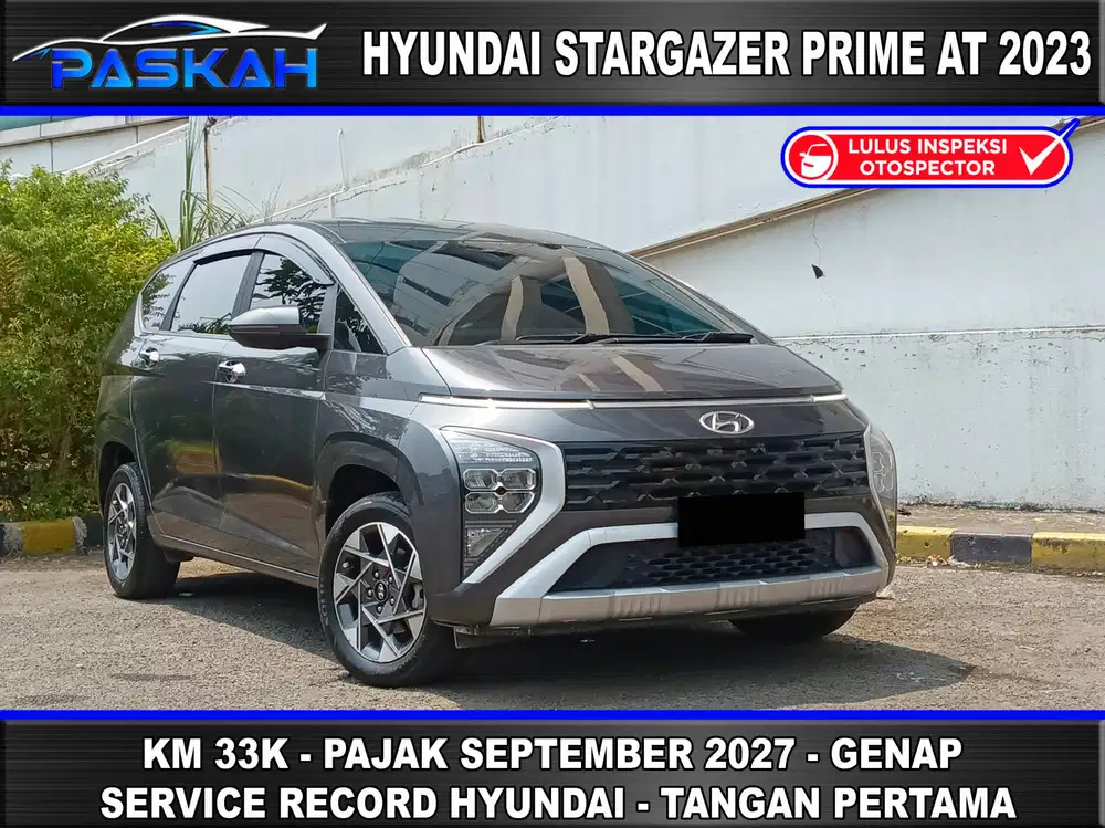 Km 33rb PAJAK 1 TAHUN GENAP Hyundai Stargazer Prime 2023 STARGAZER 23