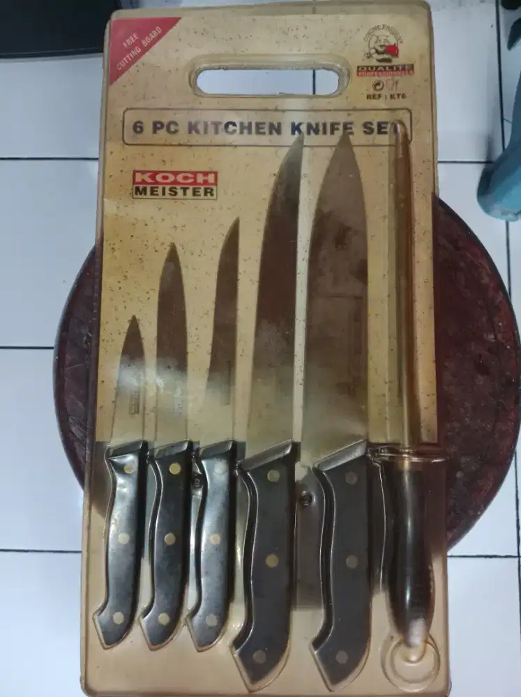 Dijual 6 Pcs Kitchen Knife Set