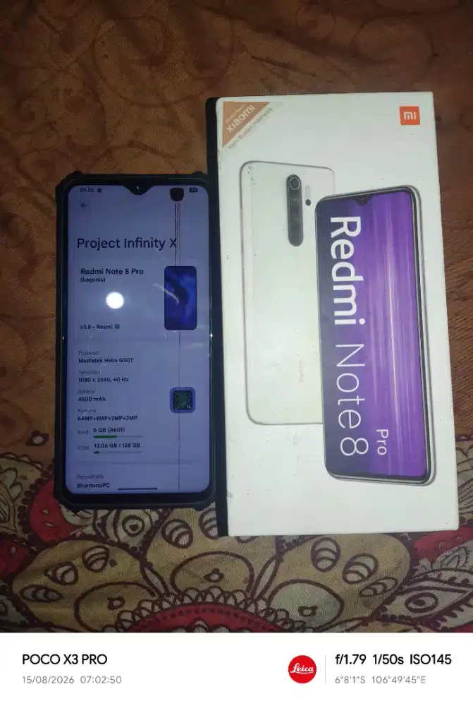 Redmi Note 8 pro, ram 6/128