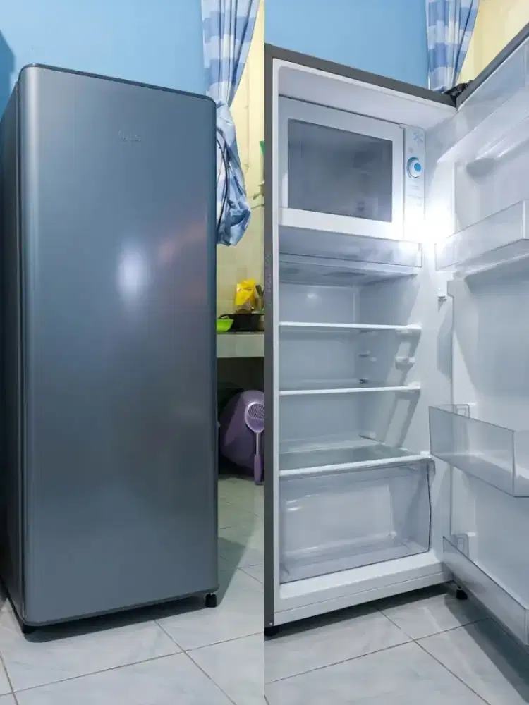 Kulkas 1 pintu edisi pindahan