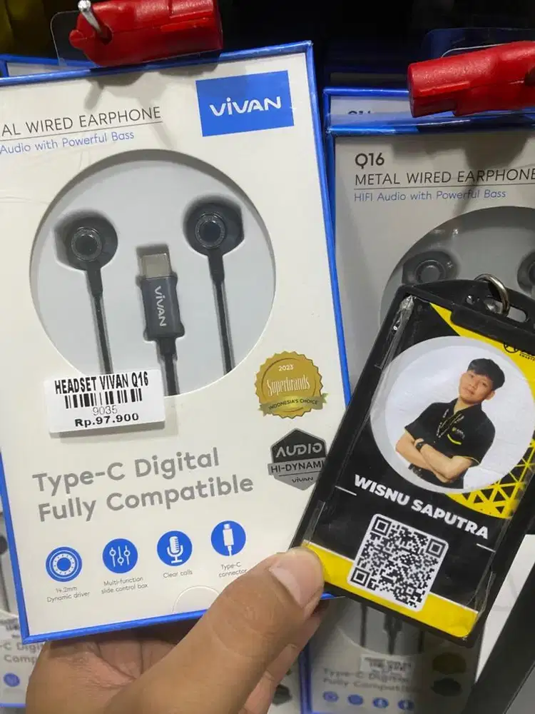 HEADSET VIVAN Q16|ATLANTIS DAHSYAT