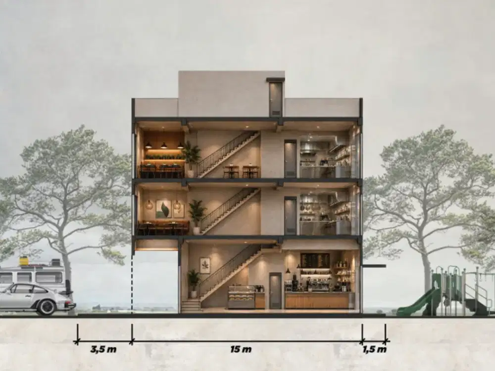 Dijual SOHO EBONY Hoek RIVERWALK ISLAND PANTAI INDAH KAPUK