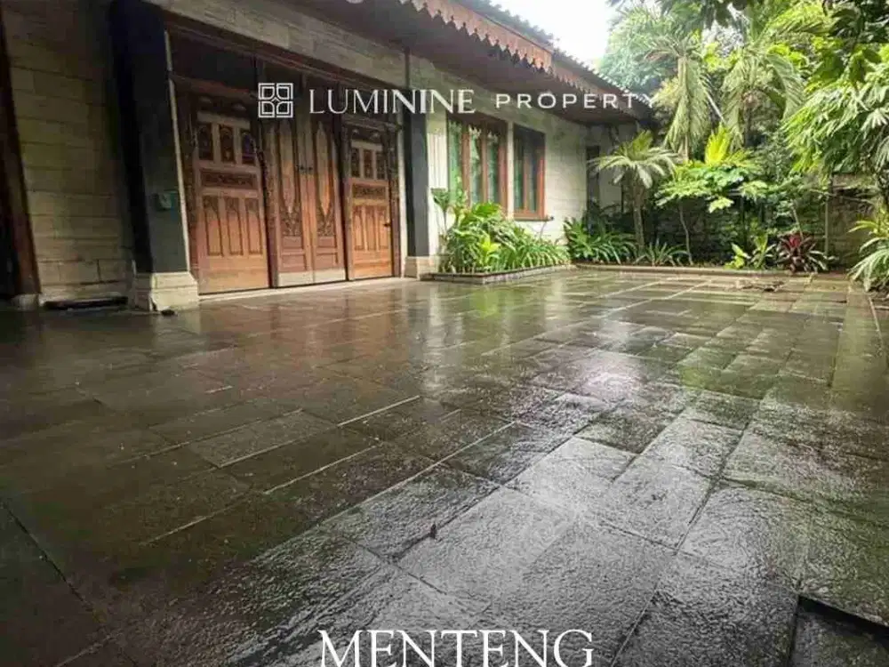 DIJUAL RUMAH OLD MONEY DI MENTENG JAKPUS,TERAWAT KAWASAN ELIT SUPER STRATEGIS