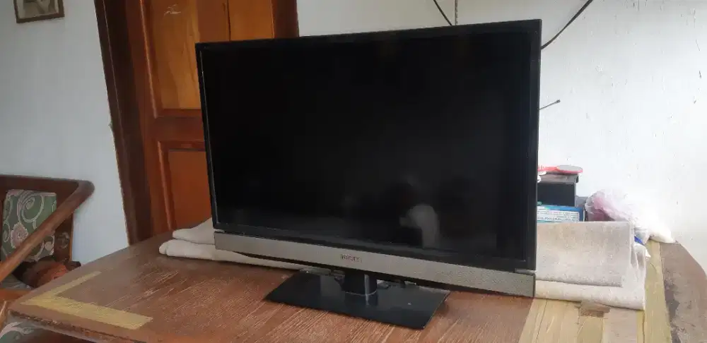 Tv Led 29 Toshiba power tv & remot aja, analog, dijual tanpa stb, net