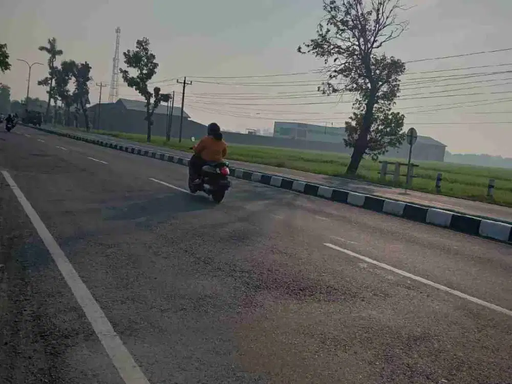 tanah dekat pintu tol Sragen Jawa Tengah