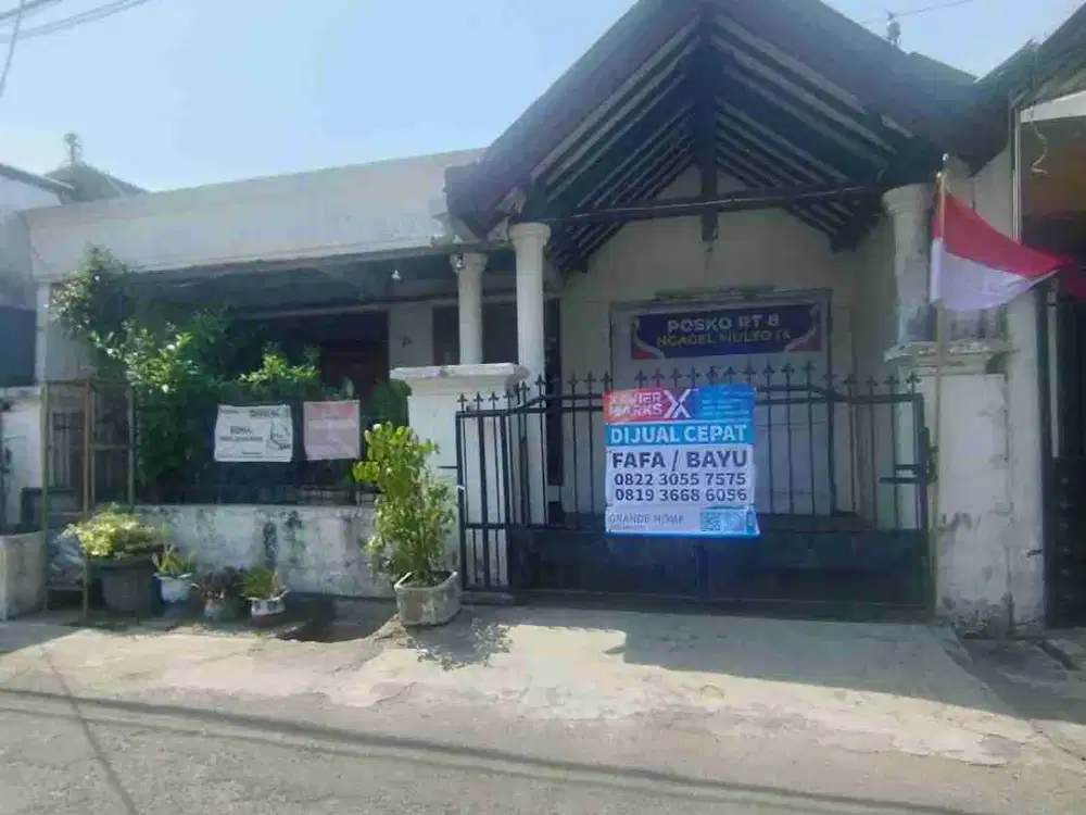 Dijual butuh cepat rumah harga tanah di ngagel