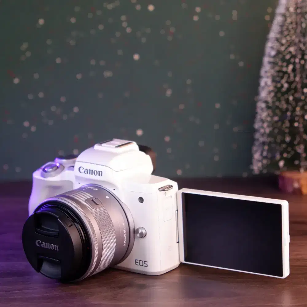 Canon EOS M50 Kit Youtuber Camera/Kamera Konten Kreator/Canon M100