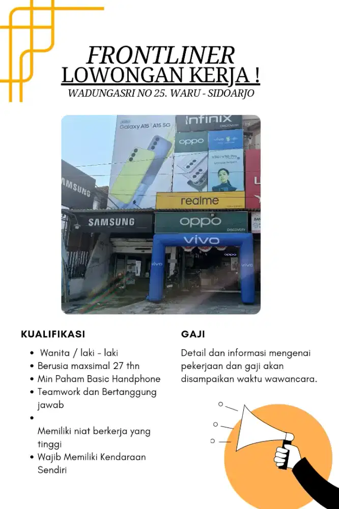 Lowongan Frontliner