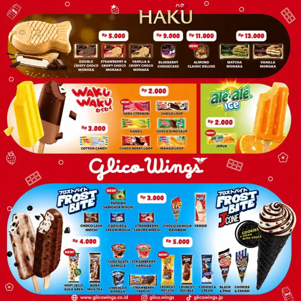 ICE CREAM GLICO WINGS