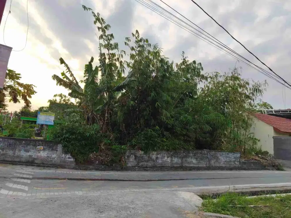 dijual cepat tanah pekarangan strategis 2 muka di dekat kampus stpn