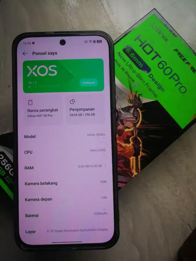 Infinix hot 60 pro 8/256