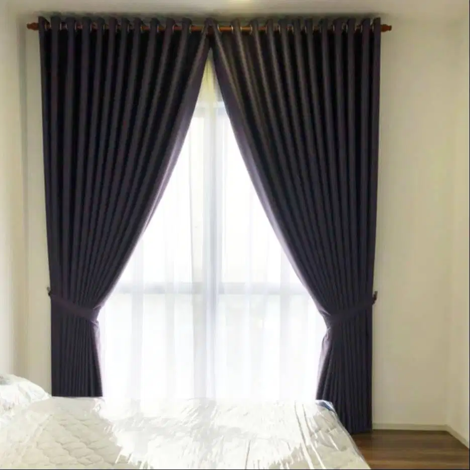 Gorden Vertikal/Vertical Blinds Roll/Roller Krey Wallpaper Dinding 3D