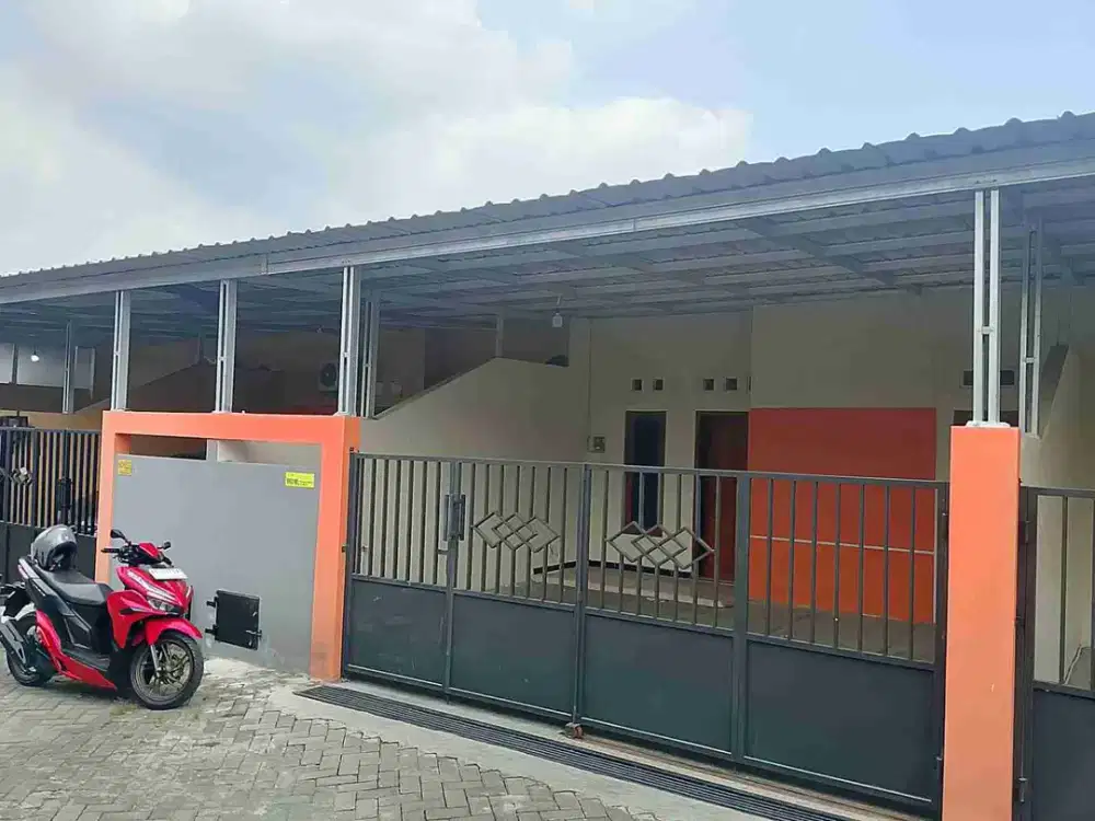 disewakan rumah 1 lantai dalam cluster minimalis dekat pasar gentan jakal