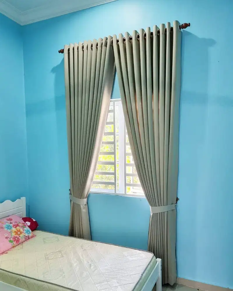 Jual Gorden Jendela & Pintu Gordyn Model Terbaru Wallpaper Dinding 3D