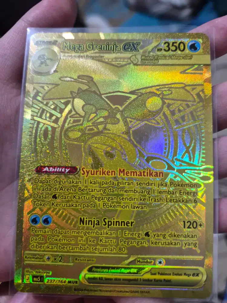 Kartu Pokemon TCG Mega Greninja EX MUR 237/164 MA5