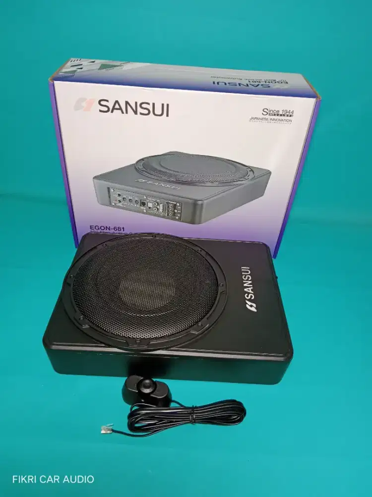 Subwoofer Kolong Aktip Bawah Jox SANSUI seri EGON-681 10 inch 800watt