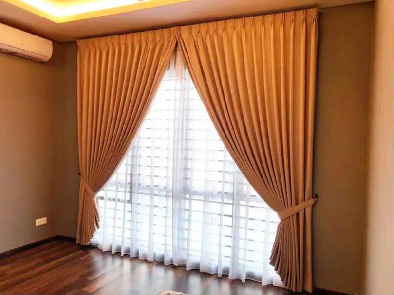 Menerima Pemasangan Gorden Wallpaper Dinding 3D Gordyn Hordeng Korden