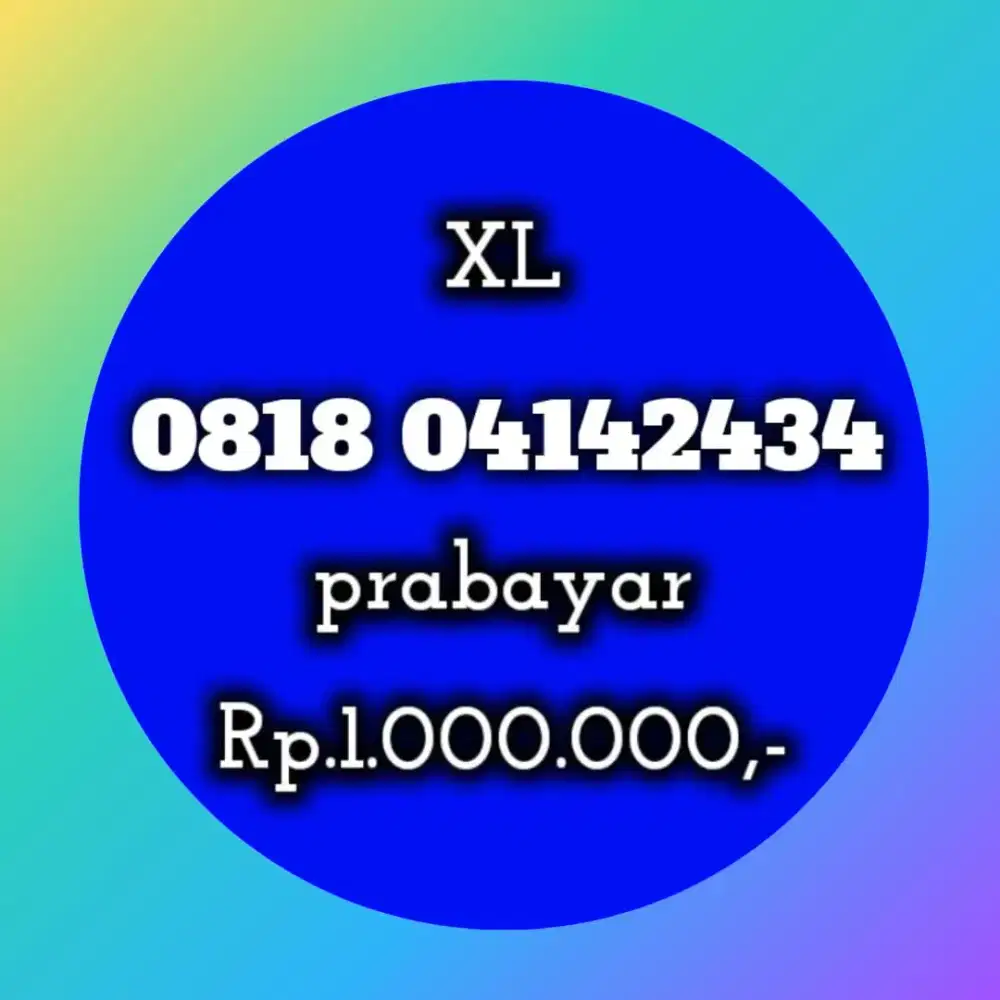 NOMOR CANTIK KOLEKSI XL 04142434