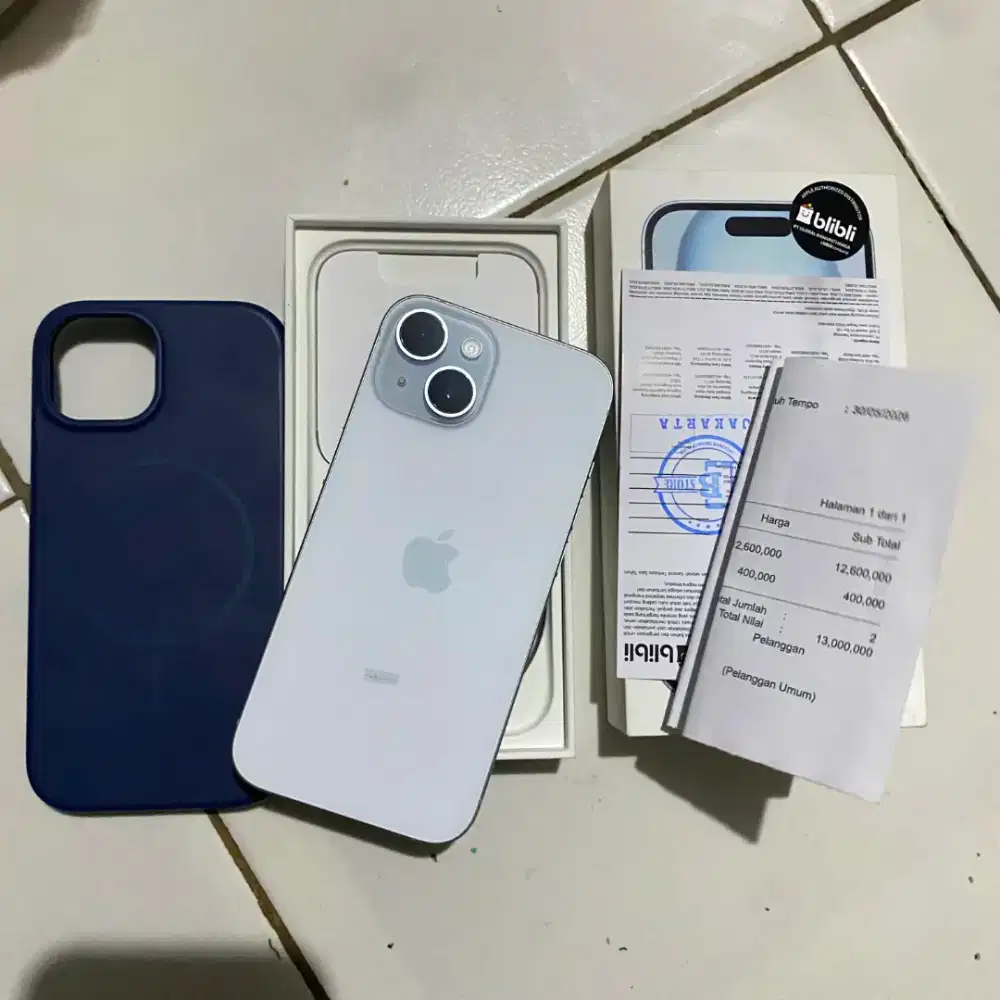 iPhone 15 basic 128 ibox , baru 3 bulan