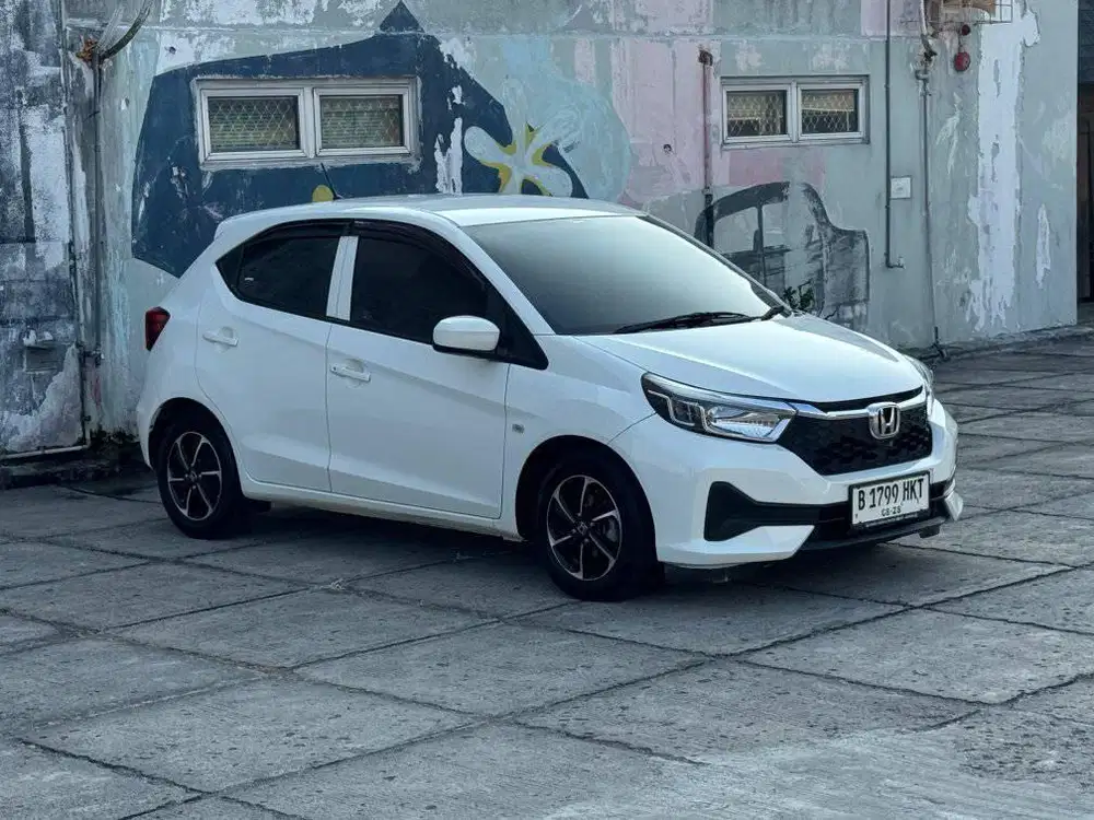 ‼️km33rb‼️Honda Brio E CVT putih 2023 2025 2024