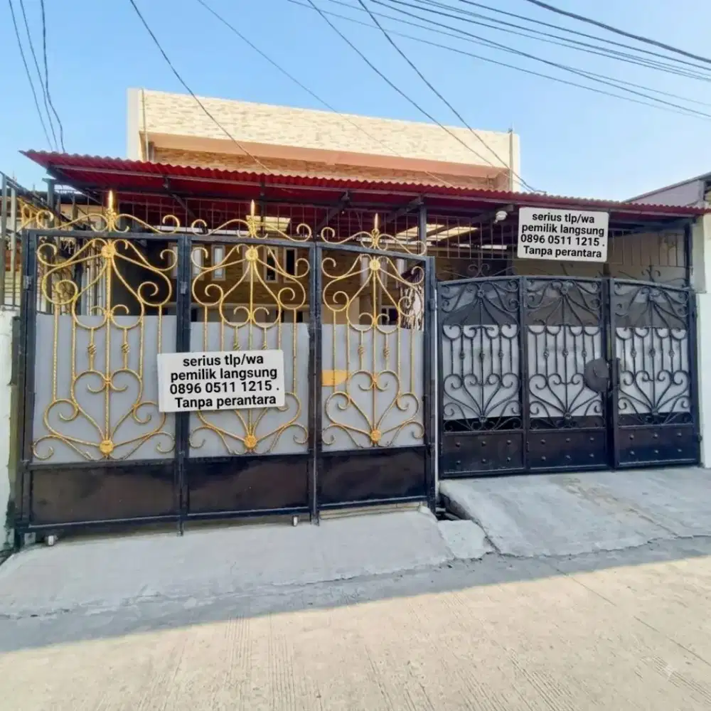 Jual Rumah RSUD Cengkareng,Jakarta Barat.3lt Carprt.Stratgs&Tdk banjir