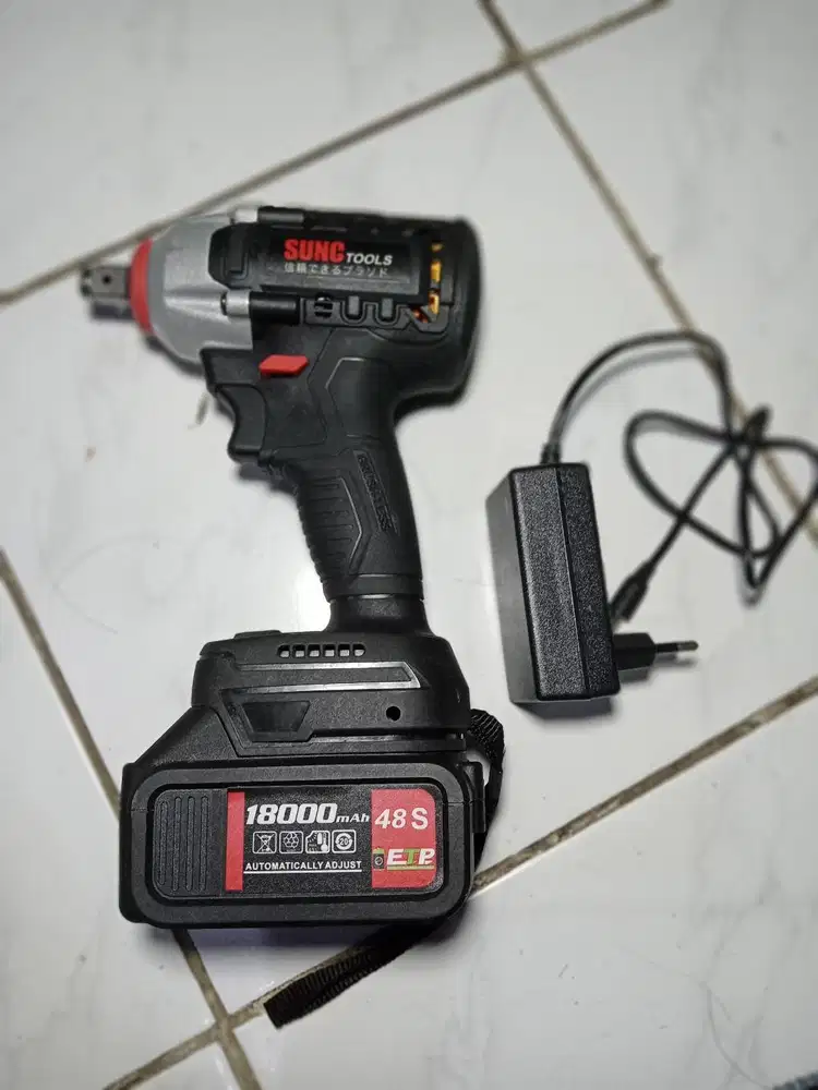 Cordless Impact Wrench 48V Brushless SUNC 48S Bor Obeng Kunci