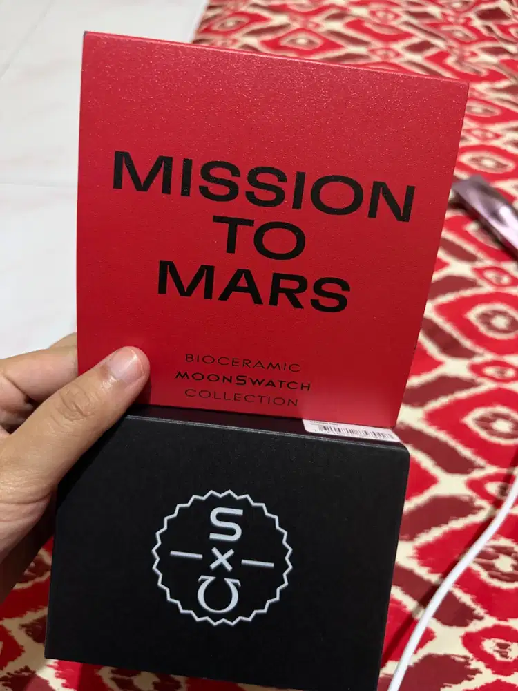 Jual Swatch x OMEGA MoonSwatch Mission to Mars — Fullset, Like New  SW