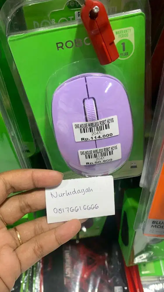 Mouse Wireless ROBOT M210S