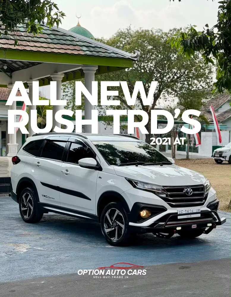DijuaL (DP 30jt) All New Rush TRD'S 2021 Automatic KM 35rb!