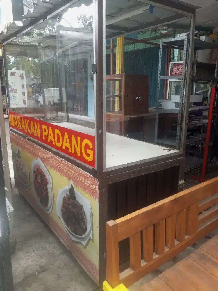 Etalase Nasi Padang  p 2m,Lb 1m,T 2m