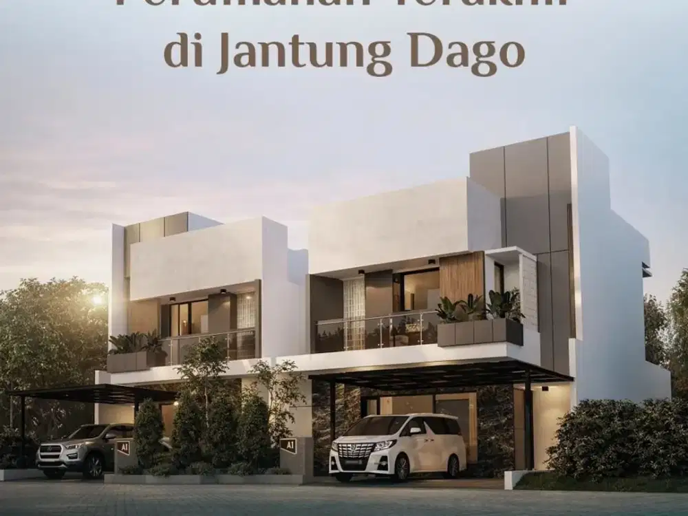 Rumah 2 Lantai Mewah Murah, Dago Bandung, Harga Nego Sampai Deal