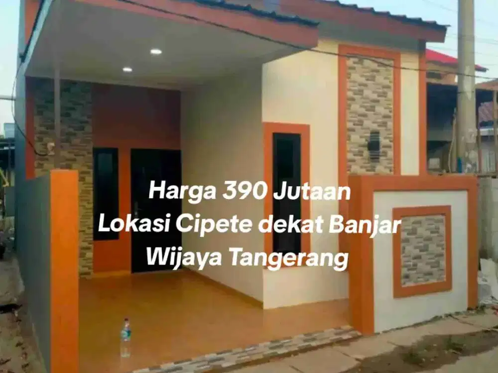 DIJUAL Rumah Baru Lokasi Cipete Pakojan Kota Tangerang