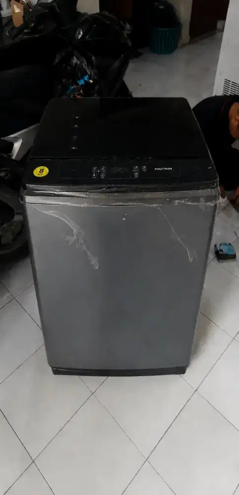 Mesin cuci 1 tabung polytron 8Kg