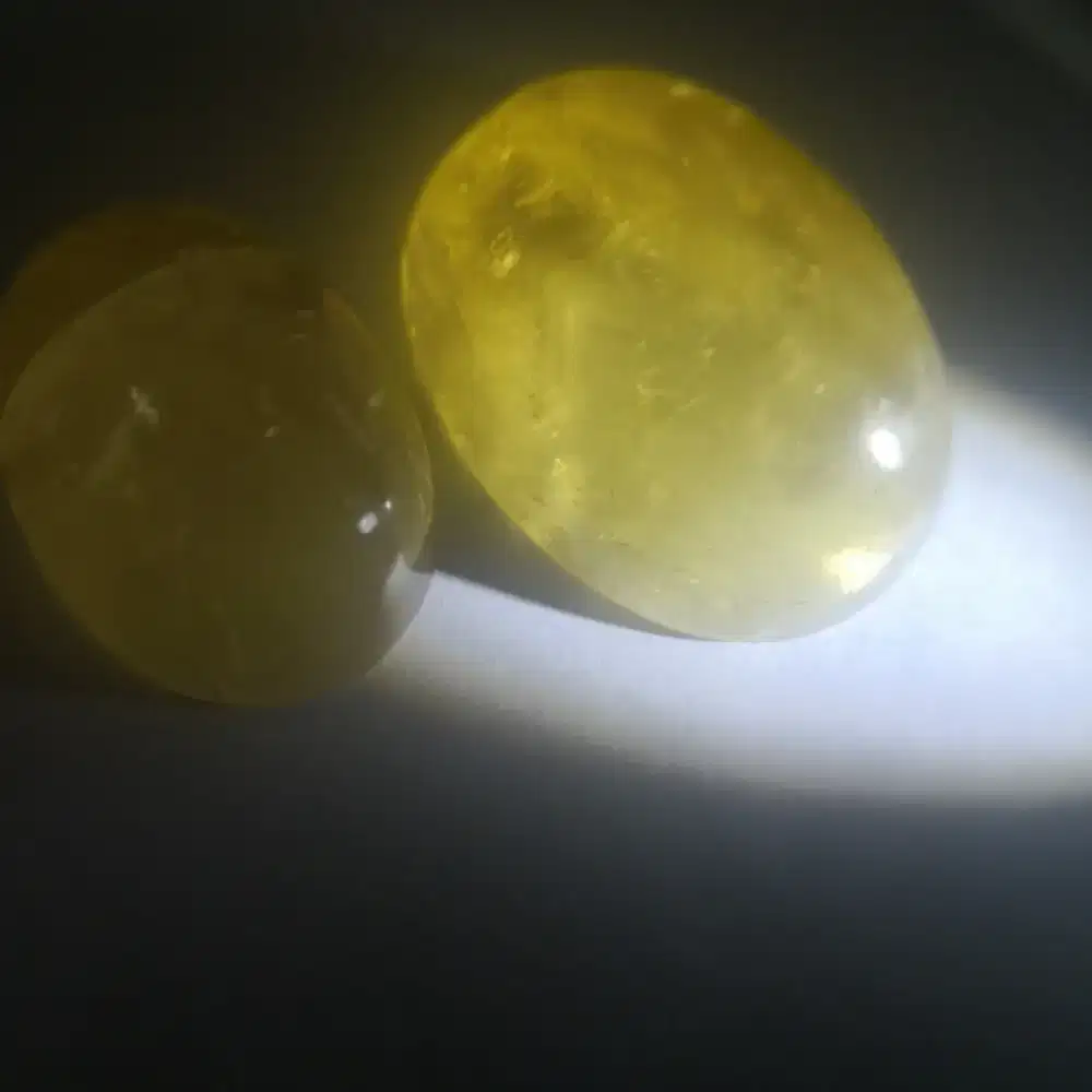 Batu natural citrine yaqut yellow dimensi babon 100% original