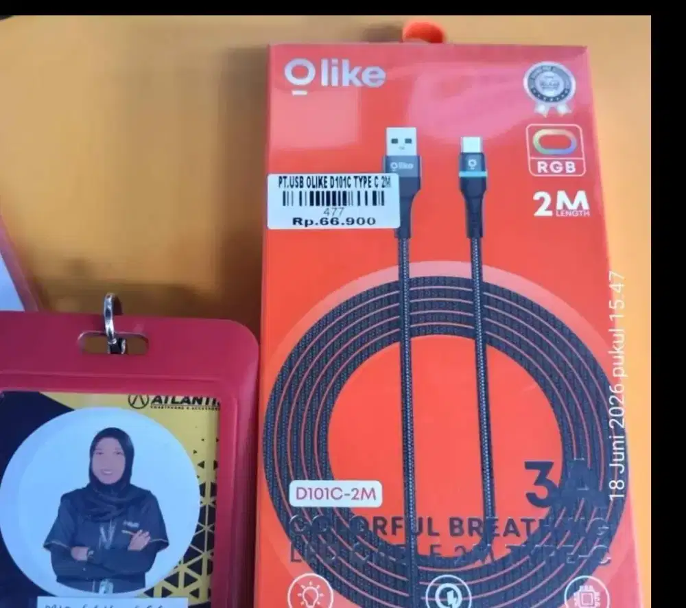 USB OLIKE D101C TYPE C 2M