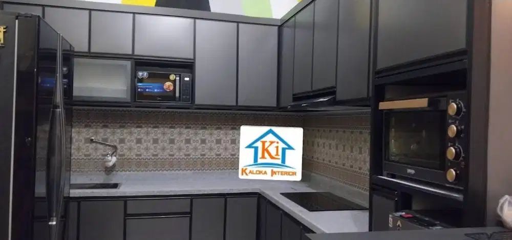 Jual Kitchen Set Aluminium di Surabaya Kaloka Interior