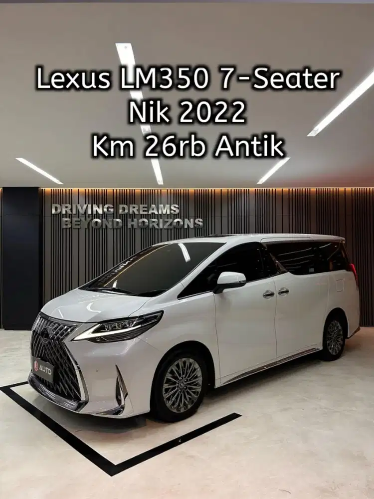 Lexus LM 350 LM350 AT 2023 Putih 7-Seater Km26rb Nik 2022 B8008W