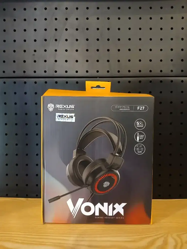 Rexus Headset Gaming Vonix F27 Built-in Microphone
