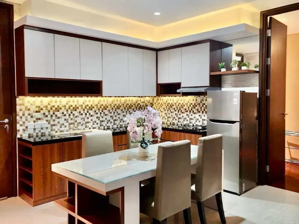 DISEWAKAN APARTEMEN ROSEBAY 3BR FURNISH LT5 CITY VIEW GRAHA FAMILI