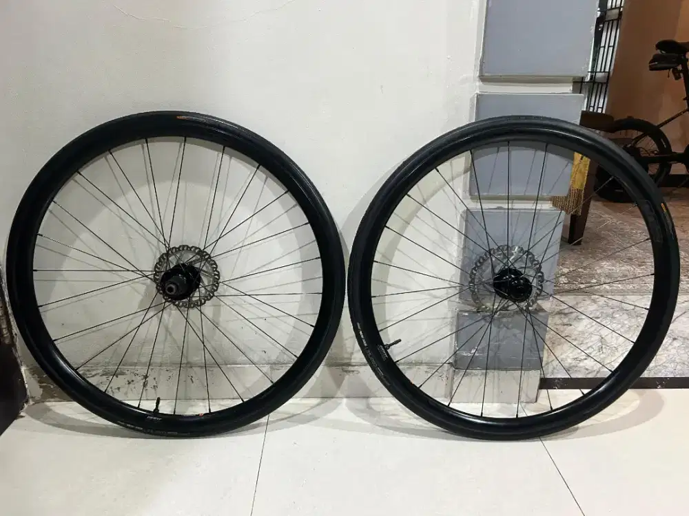 Wheelset Giant PR2 Disc Brake Fullset Ban, Rotor & Hub Murah Istimewa