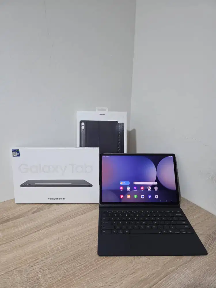 Samsung Galaxy Tab S10 Plus 5G S10+ SEIN Fullset + Keyboard 12GB 256GB