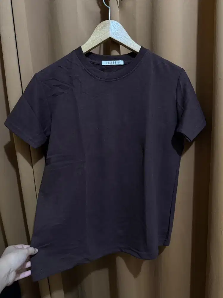 Dark Brown Reguler Fit T-Shirt (HULM)