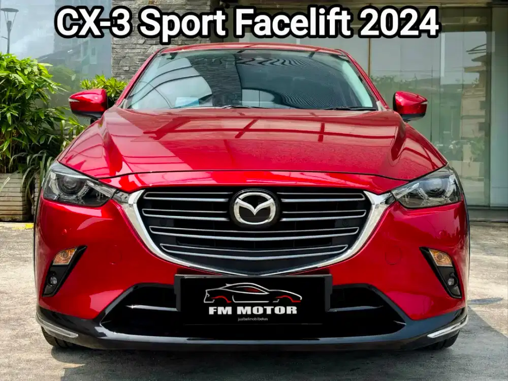 Mazda CX-3 Sport Facelift 2024 AT 1.5, KM 21Ribu, Pajak MEI 2027