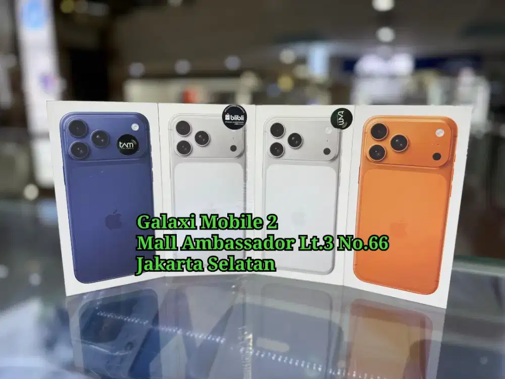 Apple Iphone 17 Pro Max 1TB Resmi Bisa Cash Kredit Tukar Tambah